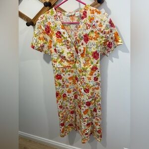 LIKE NEW- ORVIS - FLORAL PRINT DRESS - Medium